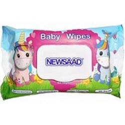 نیوساد دستمال بالشتی کودک 100عددی گپ دار